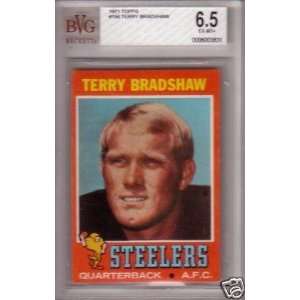 1971 Topps TERRY BRADSHAW # 156 (BVG 6.5) HOF RC Rookie   NFL Football 