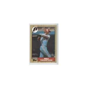    1987 Topps Tiffany #409   Milt Thompson Sports Collectibles
