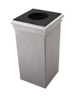 30 Gallon StoneTec Indoor Outdoor Decorative Trash Can  