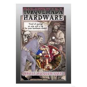  Torquemada Hardware Giclee Poster Print, 18x24