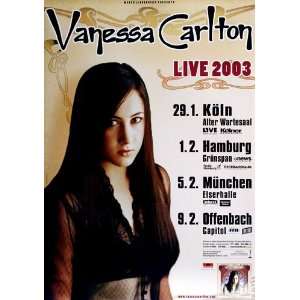  Vanessa Carlton   Be Not Nobody 2003   CONCERT   POSTER 