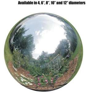 Inch Stainless Steel Gazing Ball  