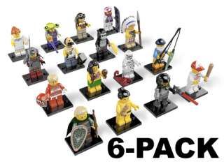LEGO Series 3 Mystery Mini Figures   6 Pack Sealed  