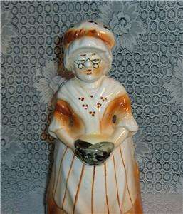 SPOON UTENSIL HOLDER BY LUCAS CERAMIC LIL OLD LADY  