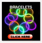 80 8 Glow in the Dark TWISTER Light Bracelets BLUE  