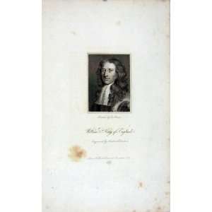  1823 ANTIQUE PORTRAIT WILLIAM KING ENGLAND DUNCAN