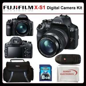 Fujifilm XS1 Digital Camera, 8GB SDHC Memory Card, Memory Card Reader 