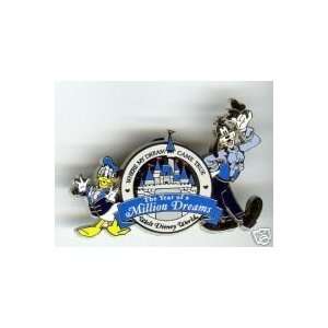Disney Pin The Year of a Million Dreams (Goofy & Donald)
