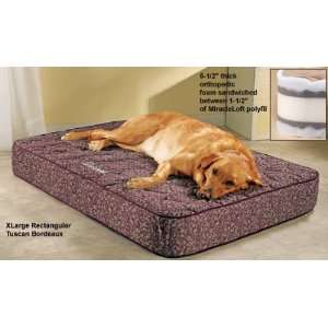  Quilted Super Deluxe Dog Bed Large Rectangle, 48 x 28 