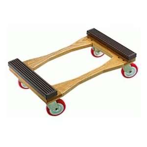  Wood Dolly With End Caps 18x30 Poly Tech Wheels
