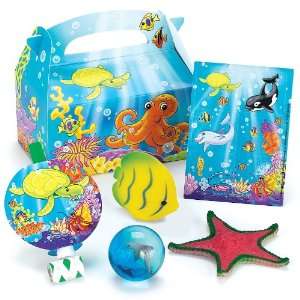  Lets Party By Sea Life Party Favor Box 