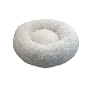 Silky Curls White Donut Bed