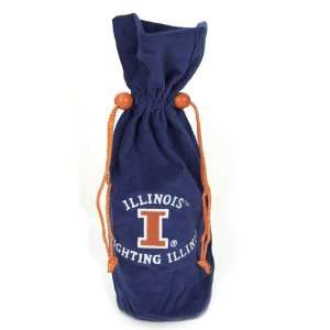   Fighting Illini NCAA Drawstring Velvet Bag (14) 