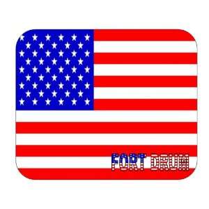    US Flag   Fort Drum, New York (NY) Mouse Pad 
