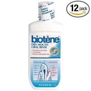  Biotene Dry Mouth Mouthwash, 8 Ounce Bottles (Pack of 12 