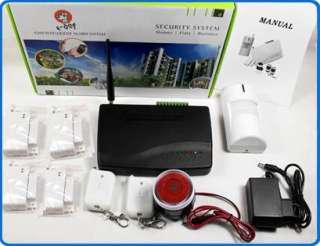 GSM MOBILE WIRELESS HOME SECURITY ALARM SYSTEM 3+16zone  