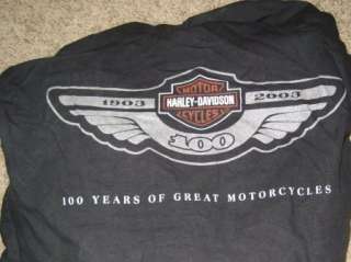 RARE Harley Davidson 100th Anniversary Motorcycle Cover  