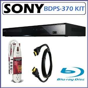  Sony BDP S370 Blu ray Disc Player with DVD Upscaling 