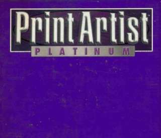Print Artist Platinum 4.5 PC CD publishing suite 7 CDs  