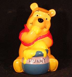   Pooh Bear Figural Bank Hunny Honey Pot Walt Disney World WDW  