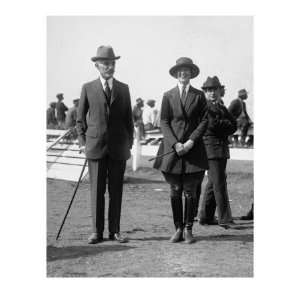  Andrew Mellon with His 21 Year Old Daughter, Alisa, Equestrian 