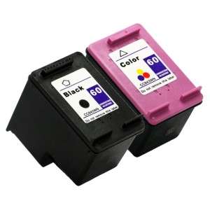 2pk HP 60 Ink Cartridge For Deskjet F2430 F2440 F2476  