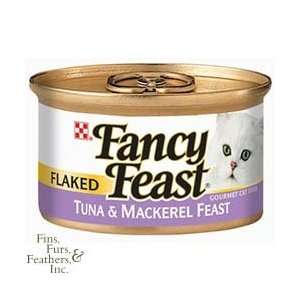  Fancy Feast Flaked Canned Cat Food Tuna and Mackerel Feast 