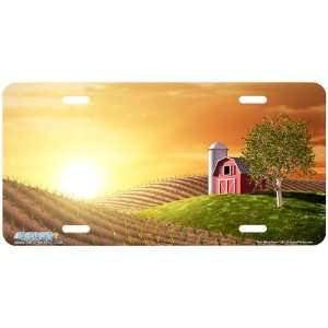 361 Red Barn Farm Red Barn License Plates Car Auto Novelty Front 