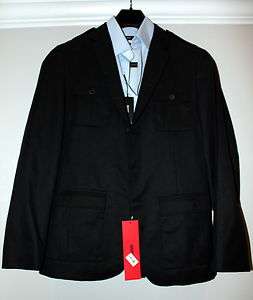 NWT Hugo Boss Red Label Araido Black Jacket Blazer  