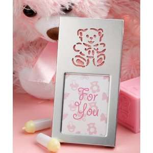  Baby Shower Favors  Adorable Pink Teddy Bear Picture Frames 