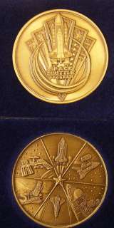 Space Shuttle Program 1981   2011 NASA brass Medal  
