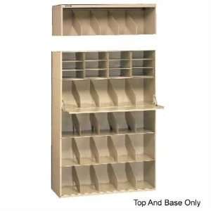  Tennsco Letter Size Stackable Filing System, Base & Top 