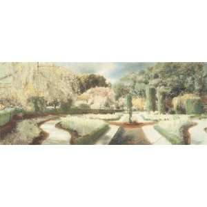   Thea Schrack   Walled Garden, Filoli Giclee on Paper
