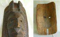 Mask Wood Vintage Birds Indian South America Carving Sculpture Huge 