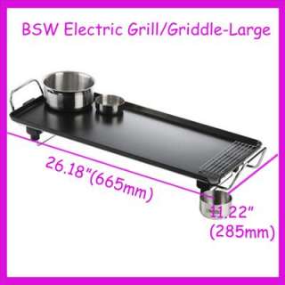 New Family Indoor Handles Electric Grill/Griddle Large  