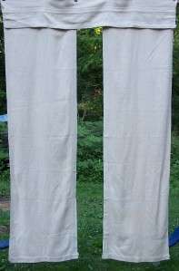 VINTAGE FOUR PANELS HANDMADE WOVEN TYPE CURTAINS/DRAPES  