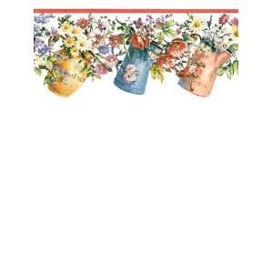    Wallpaper Brewster Cup of Flower 236B55302