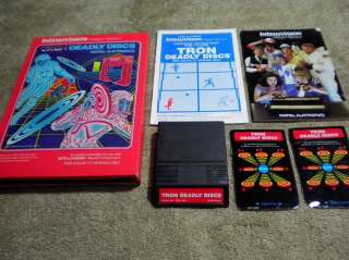 Tron Deadly Discs   Intellivision   COMPLETE   TESTED *NICE*  