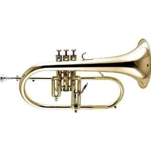   Custom Series Bb Flugelhorn, Lacquer Gold Bell Musical Instruments