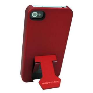 Body Glove Soft Touch Case for iPhone 4S   Red with Stand 9252101 