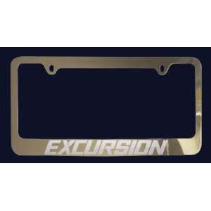  Ford Excursion License Plate Frame (Zinc Metal 