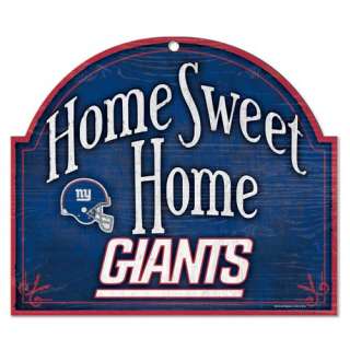 New York Giants 11 x 9 Home Sweet Home Sign 032085918840  