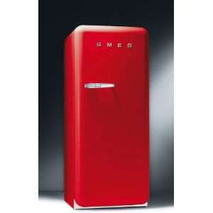  Smeg Red Top Freezer Freestanding Refrigerator FAB28UR 