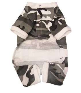 _Gray Camouflage Bodysuit_Dog Apparel~Clothes  