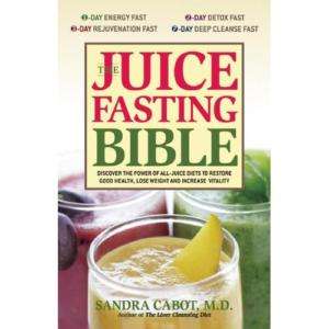 NEW The Juice Fasting Bible   Cabot, Sandra  