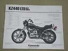 Motorcycle Brochure Kawasaki KZ440 LTD