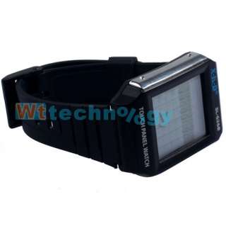 Hot Black LCD Touch Screen Panel Alarm Calculator Wrist Watch WT18