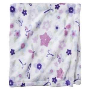  Tiddliwinks Batik Butterfly Collection Printed Boa Blanket 