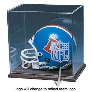  New York Giants NFL Mini Helmet Display Case (Wood 