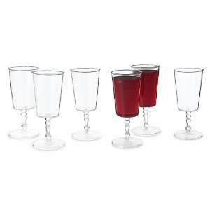  Drinking Cup Glass Goblets   Set of 6